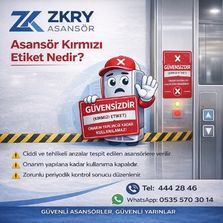 Asansör Kırmızı Etiket Nedir?