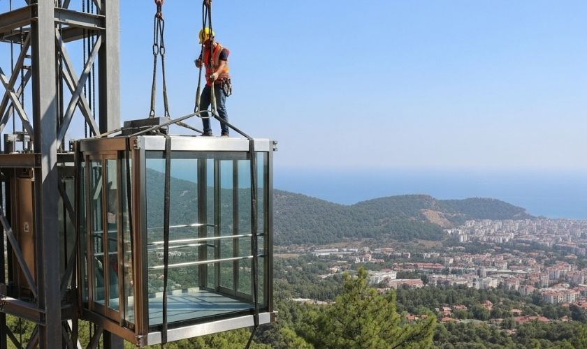 Döşemealtı Panoramik Asansör Montajı