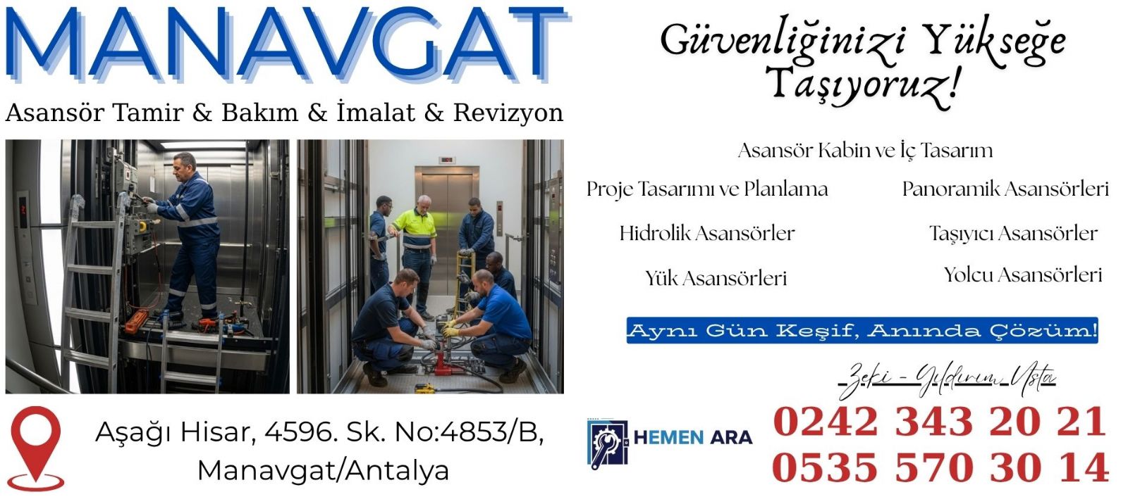 Manavgat Asansörlerde Renk Kodları