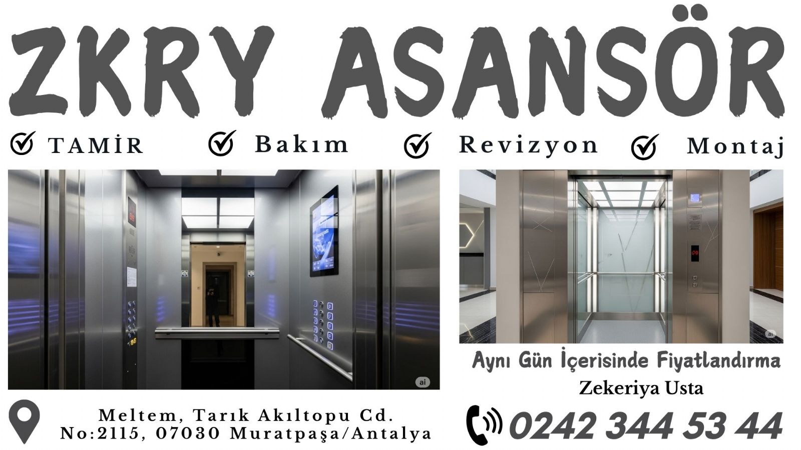 Muratpaşa Asansör Revizyon ve Modernizasyon