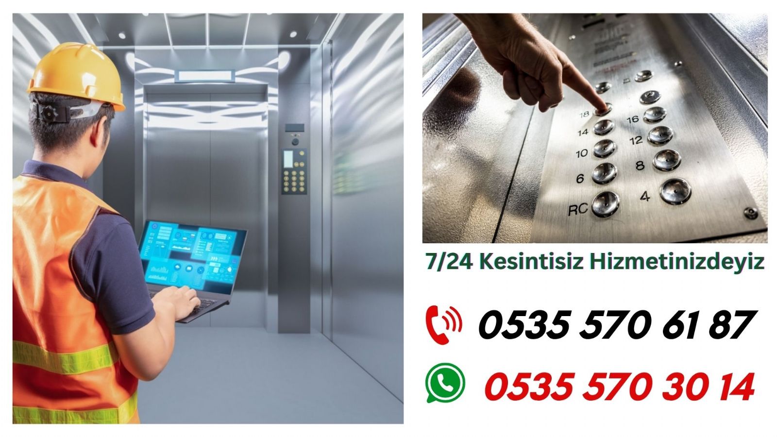 Serik 7/24 Asansör Teknik Servisi