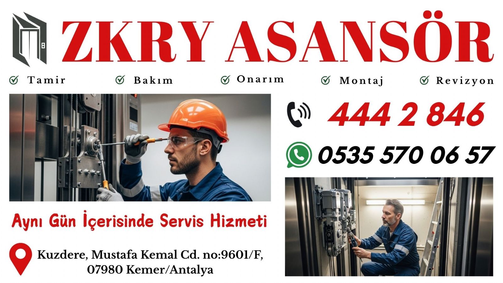 kemer-asansör-bakım